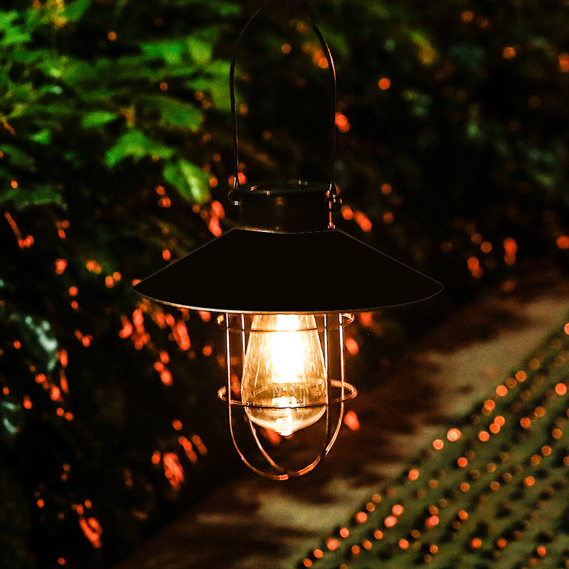 pearlstar 11.1" Solar Powered Outdoor Hanging Light & Reviews Wayfair